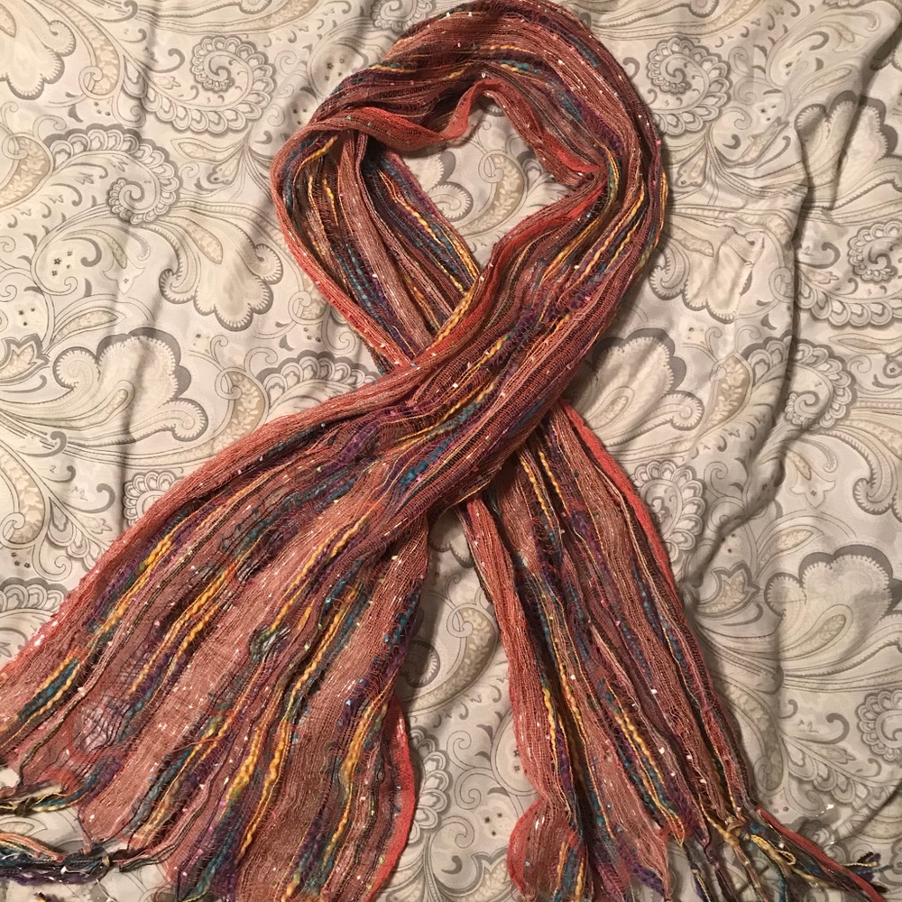 Pinkish scarf